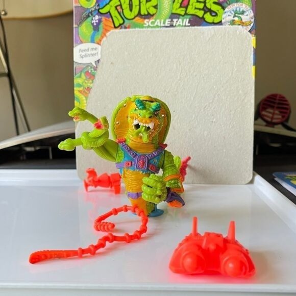 Scale Tail TMNT Snake Action Figure Playmates Teenage Mutant Ninja Turtles 90s - Picture 5 of 11